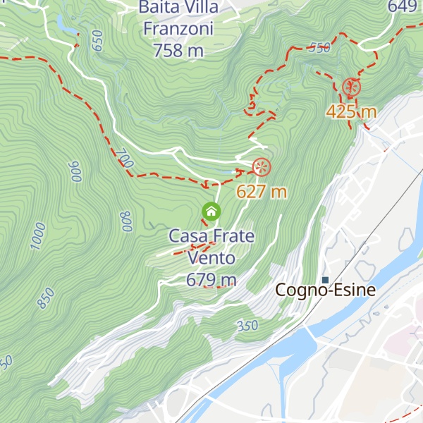 Map of Casa Frate Vento