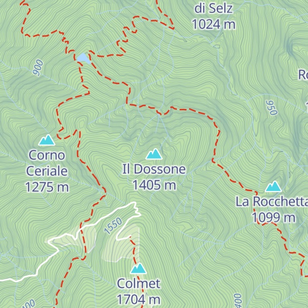 Map of Il Dossone