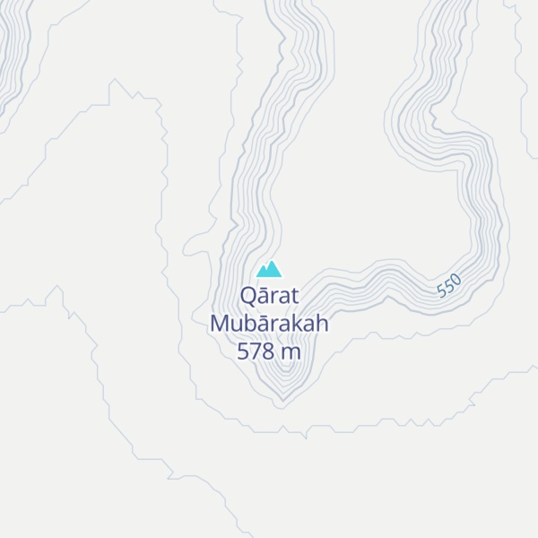 Map of Qārat Mubārakah