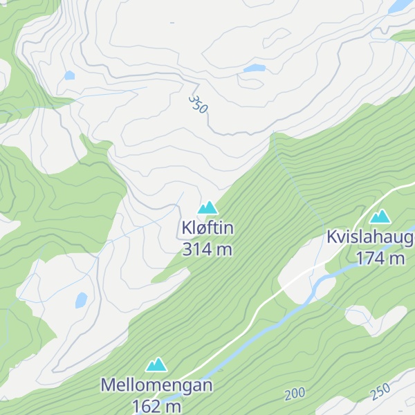 Map of Kløftin