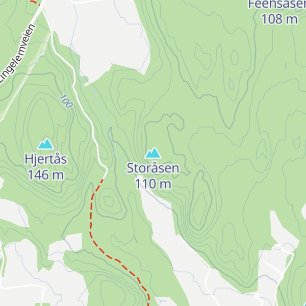 Map of Storåsen