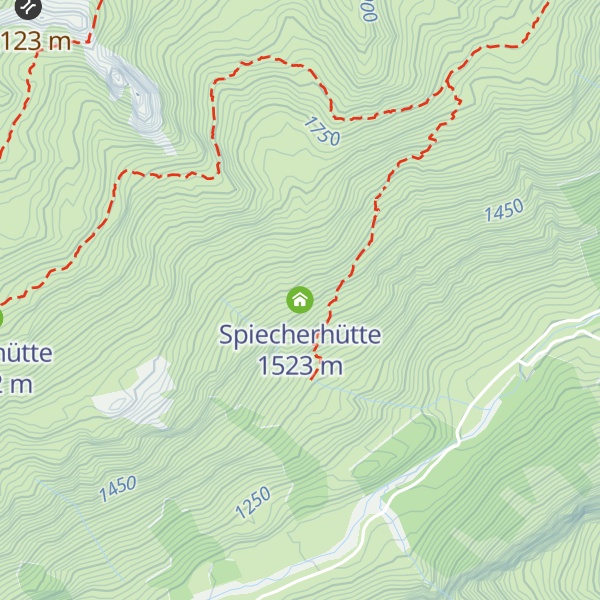Map of Spiecherhütte