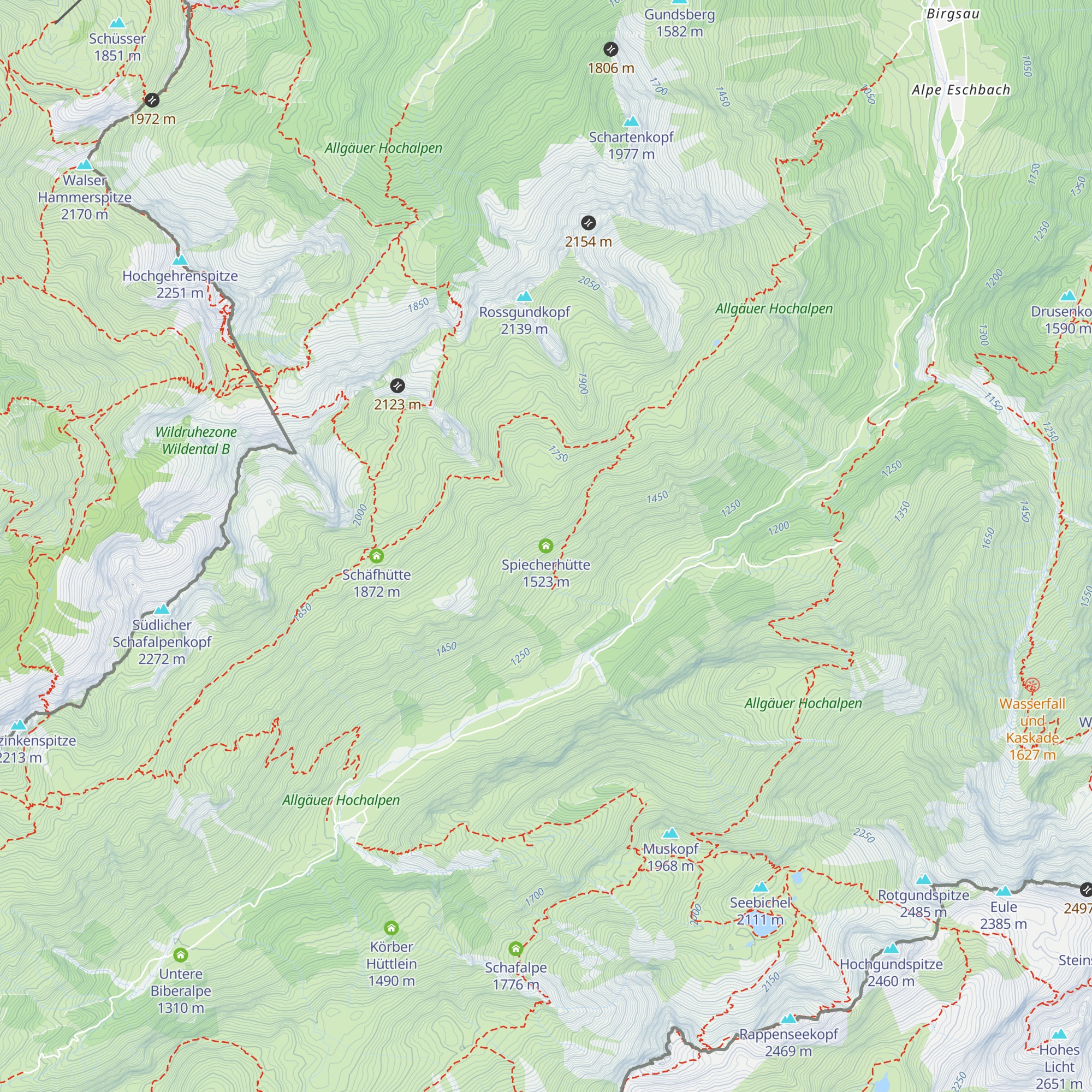 Spiecherhütte map