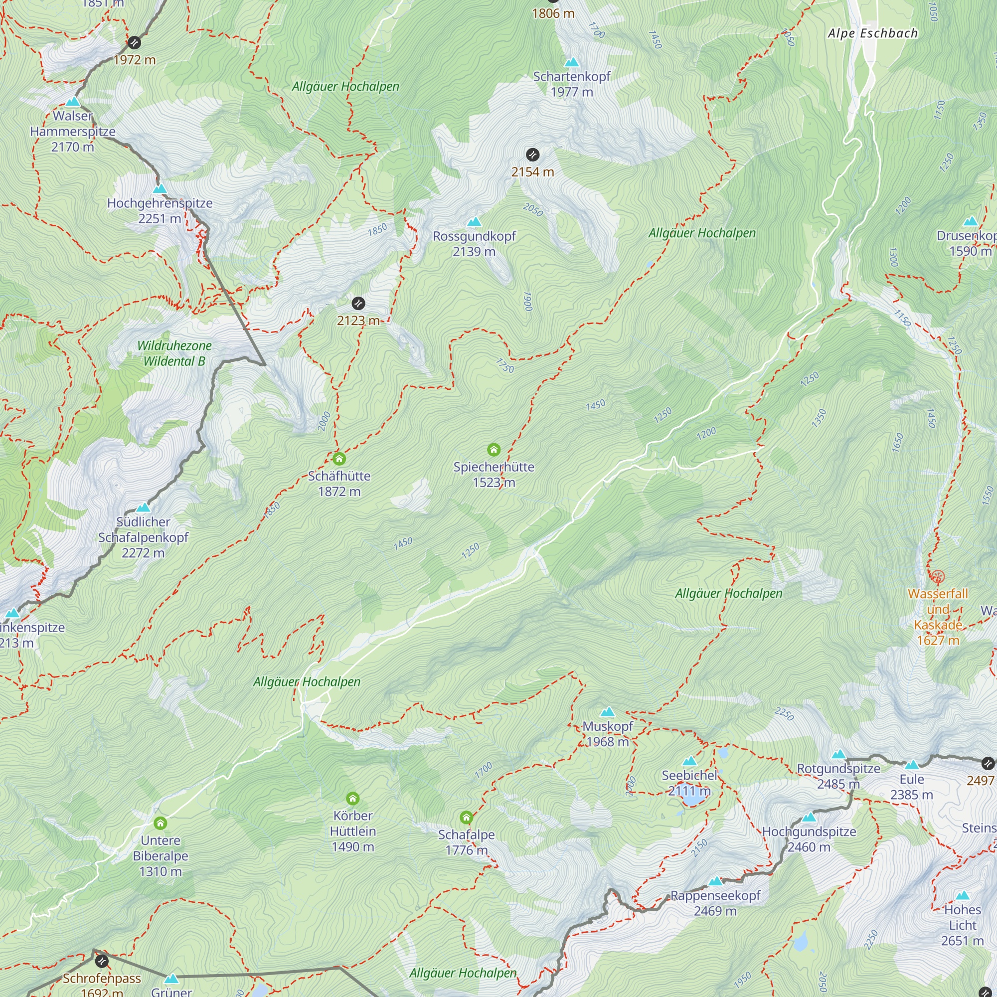 Gleihütte map