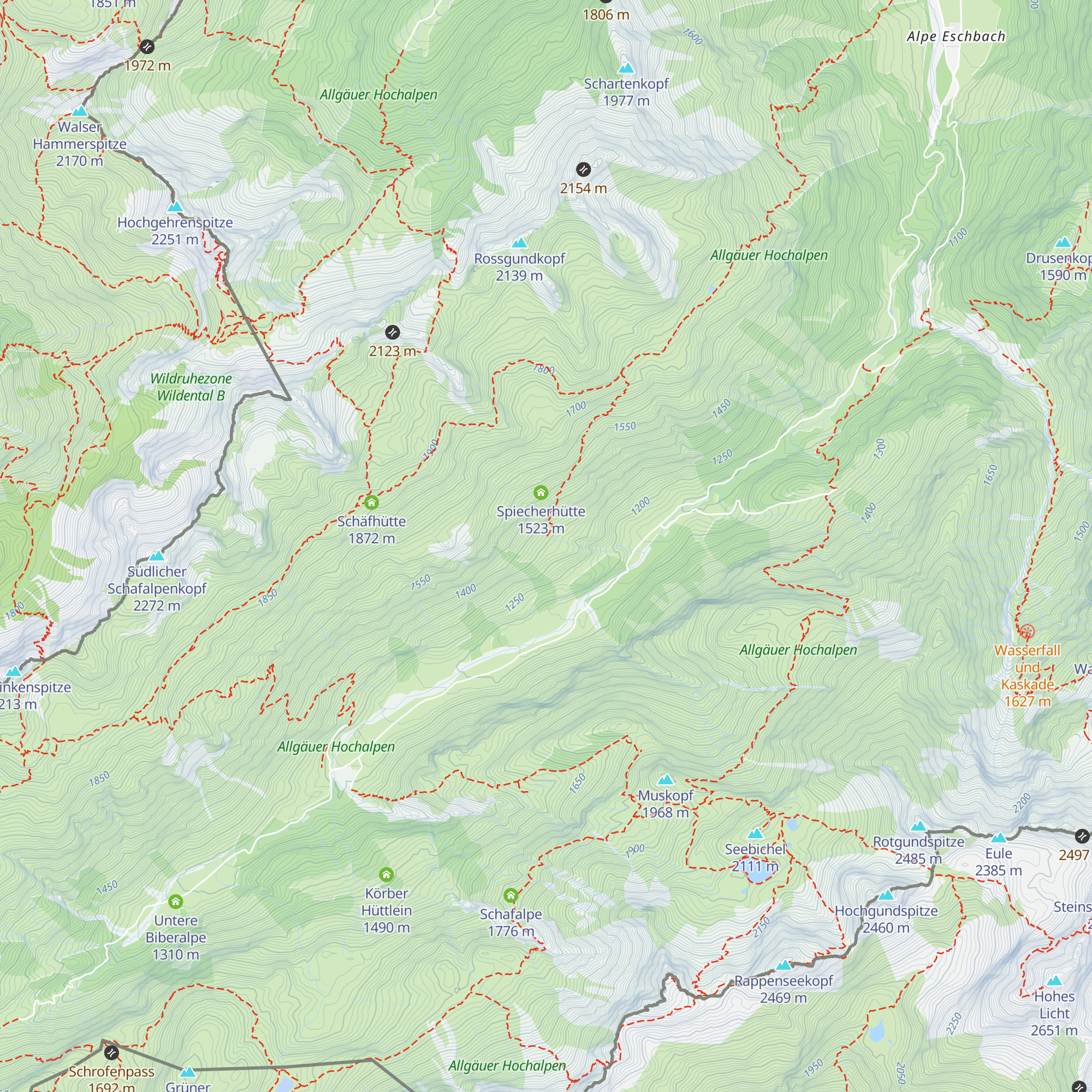 Gleihütte map