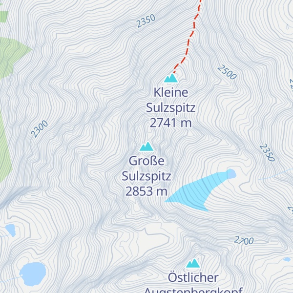Map of Große Sulzspitz