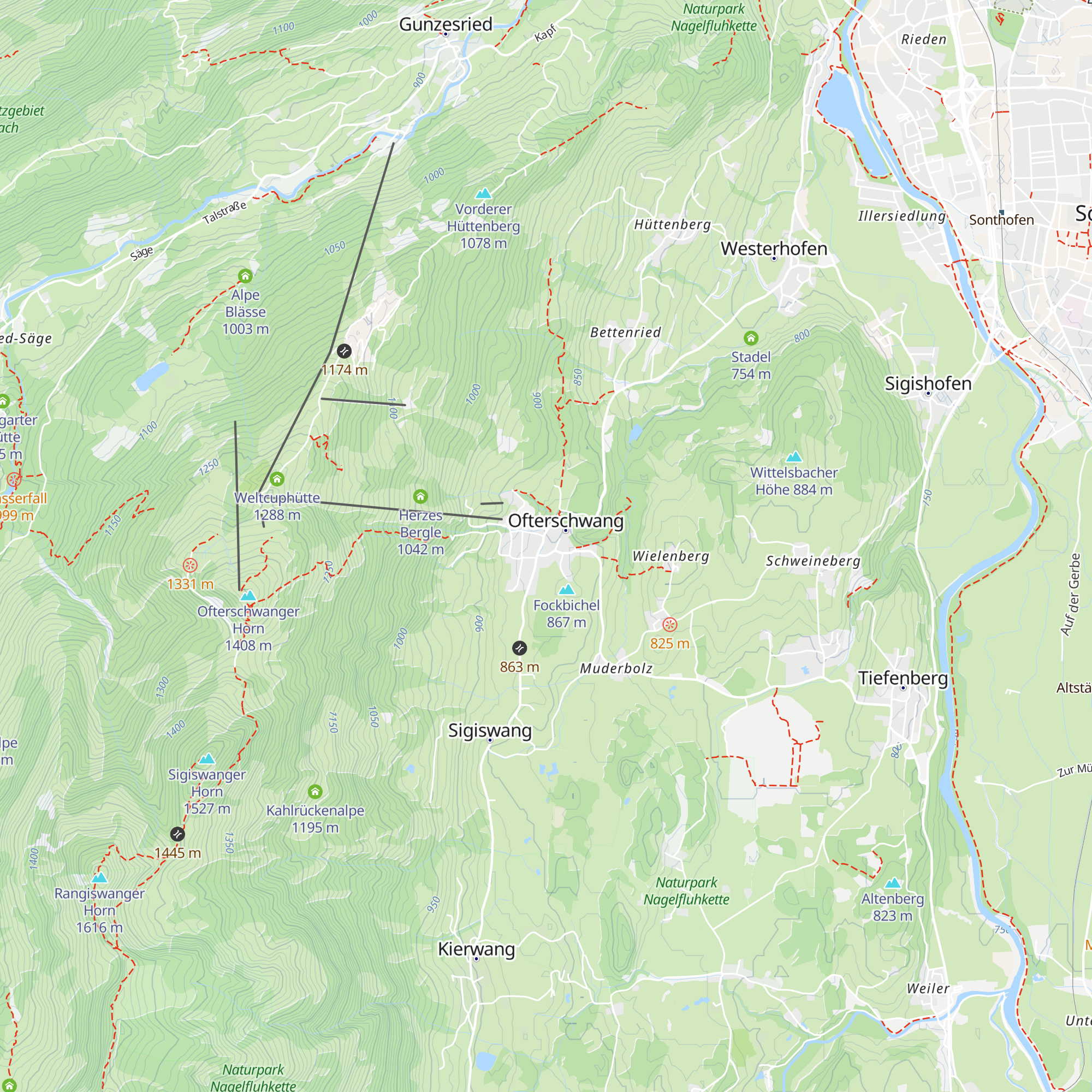 Gästeinformation map