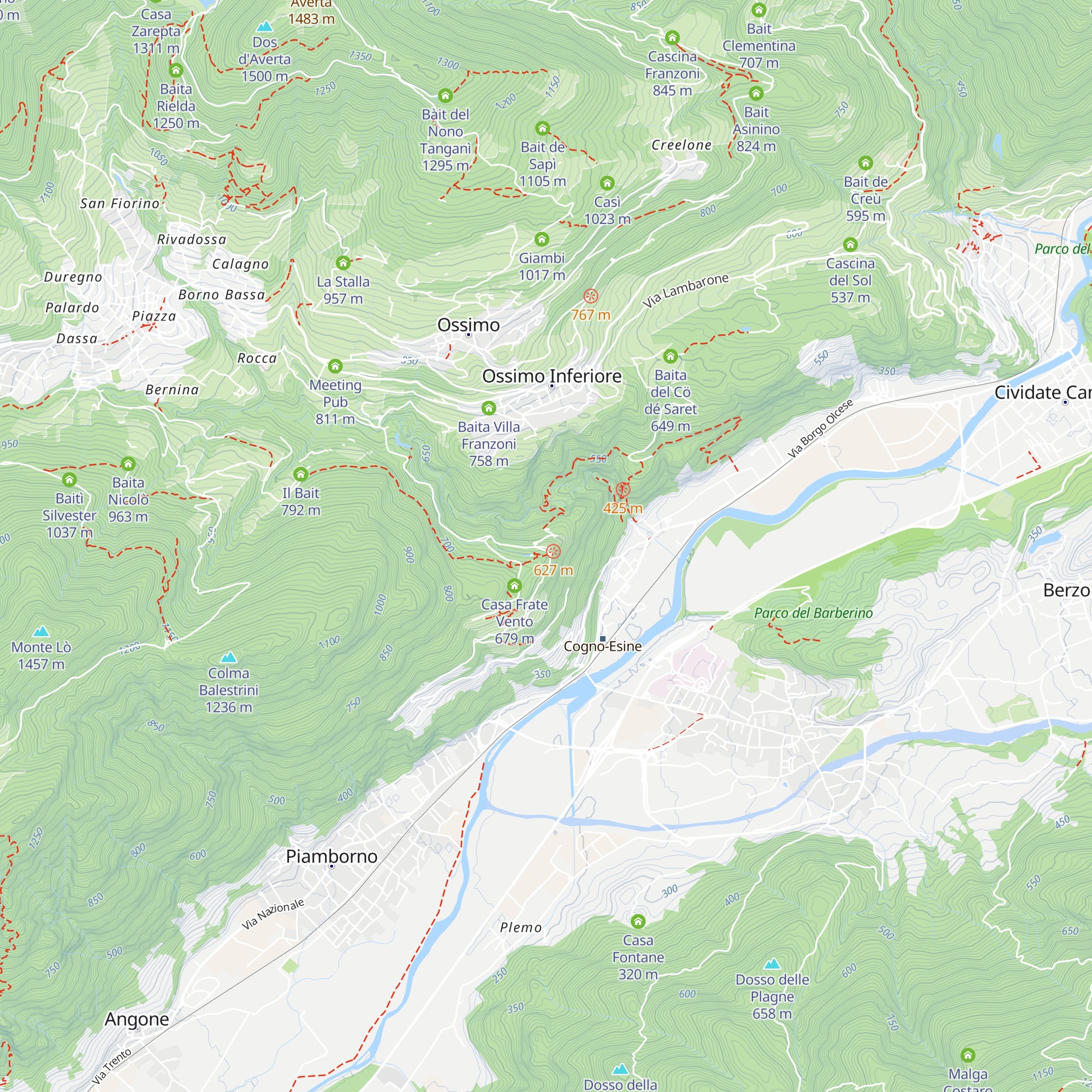Ristorante Miravalle Bed & Breakfast Bar map