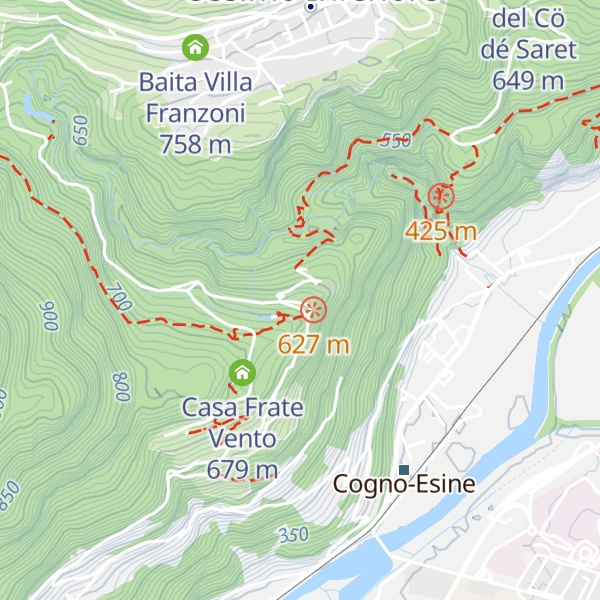 Map of Ristorante Miravalle Bed & Breakfast Bar