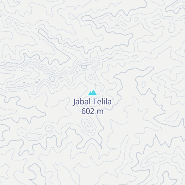 Map of Jabal Telila