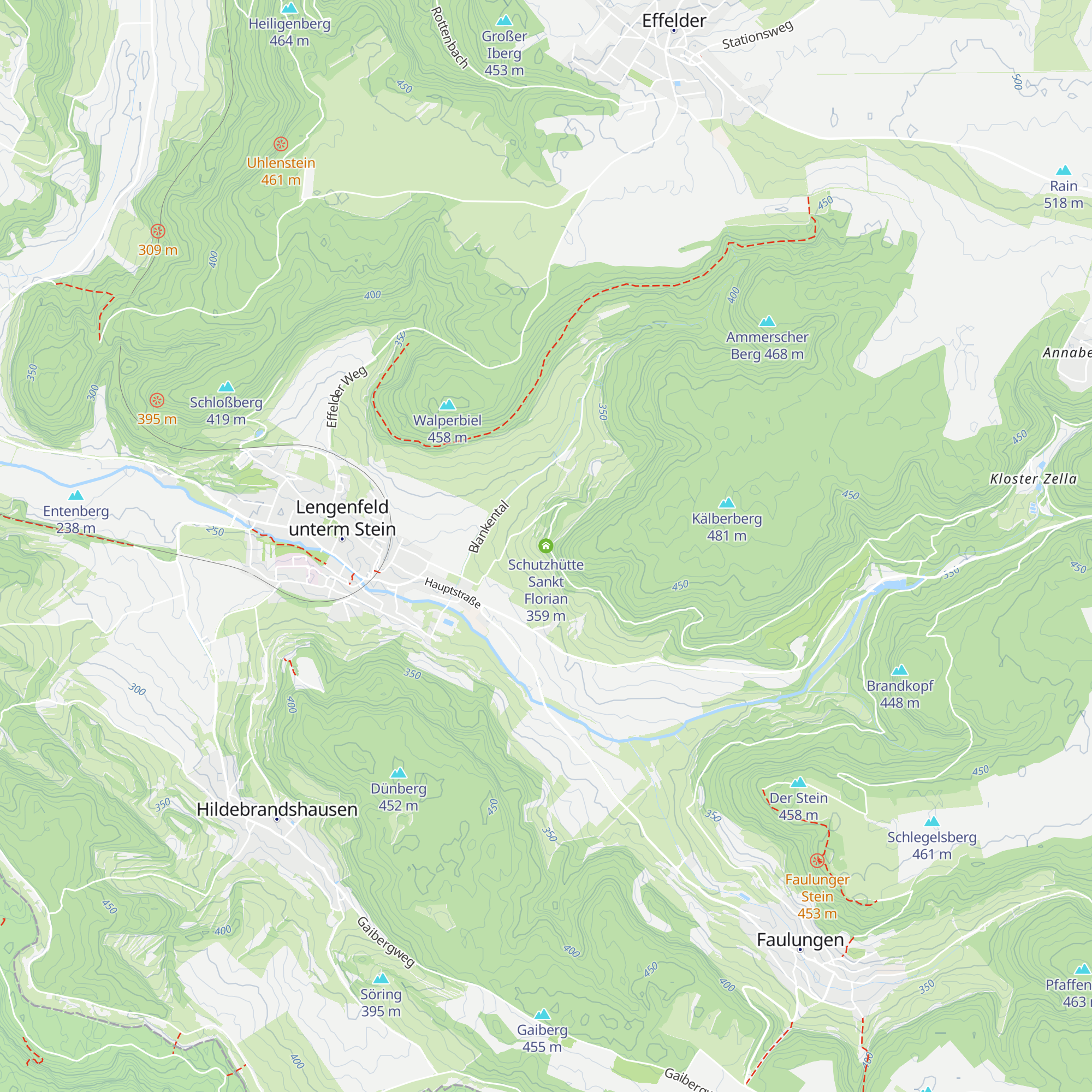 Schutzhütte Sankt Florian map