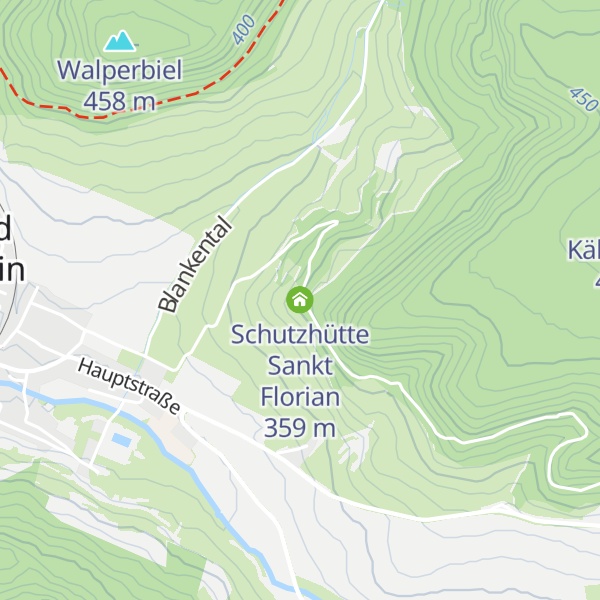 Map of Schutzhütte Sankt Florian