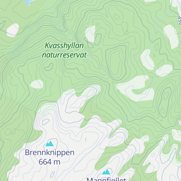 Map of Jo-fjellet