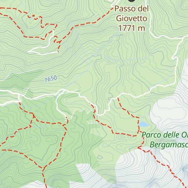 Map of Malga Campelli di Sotto