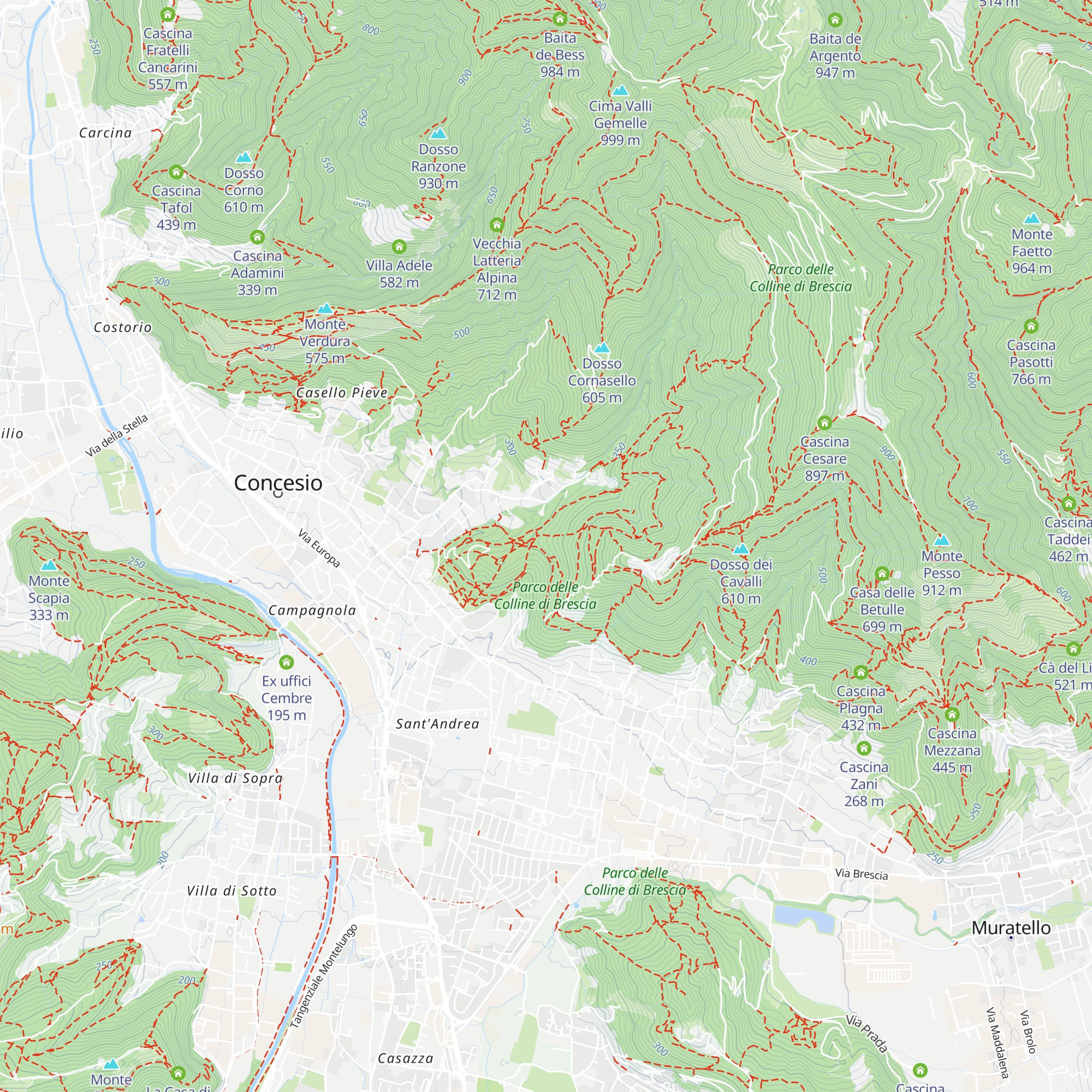 Cascina Prato della Cà map