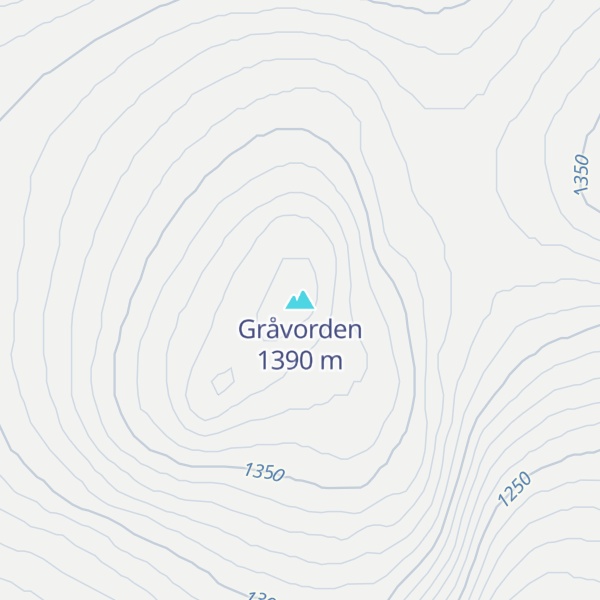 Map of Gråvorden