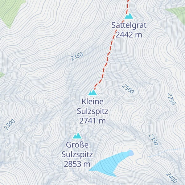 Map of Kleine Sulzspitz