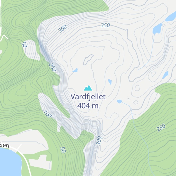 Map of Vardfjellet