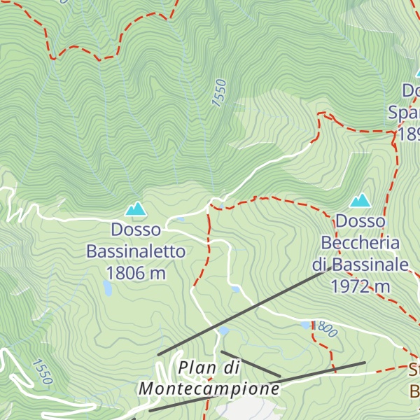 Map of Rifugio Monte Cimosco