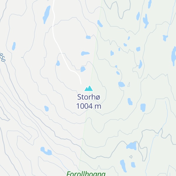 Map of Storhøbua