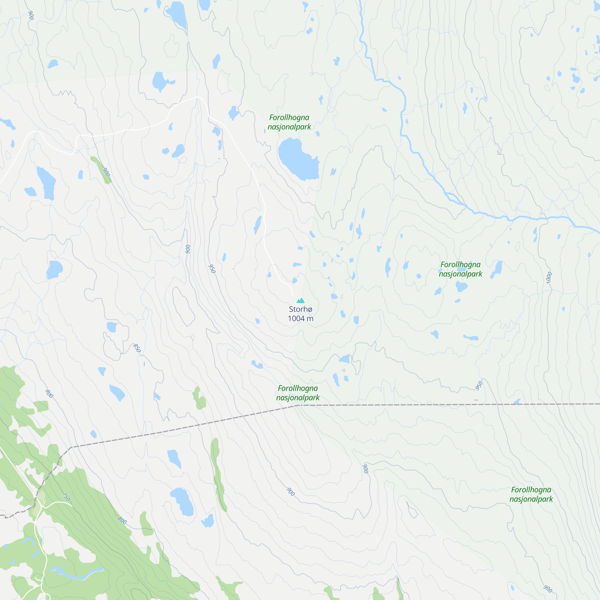 Storhøbua map