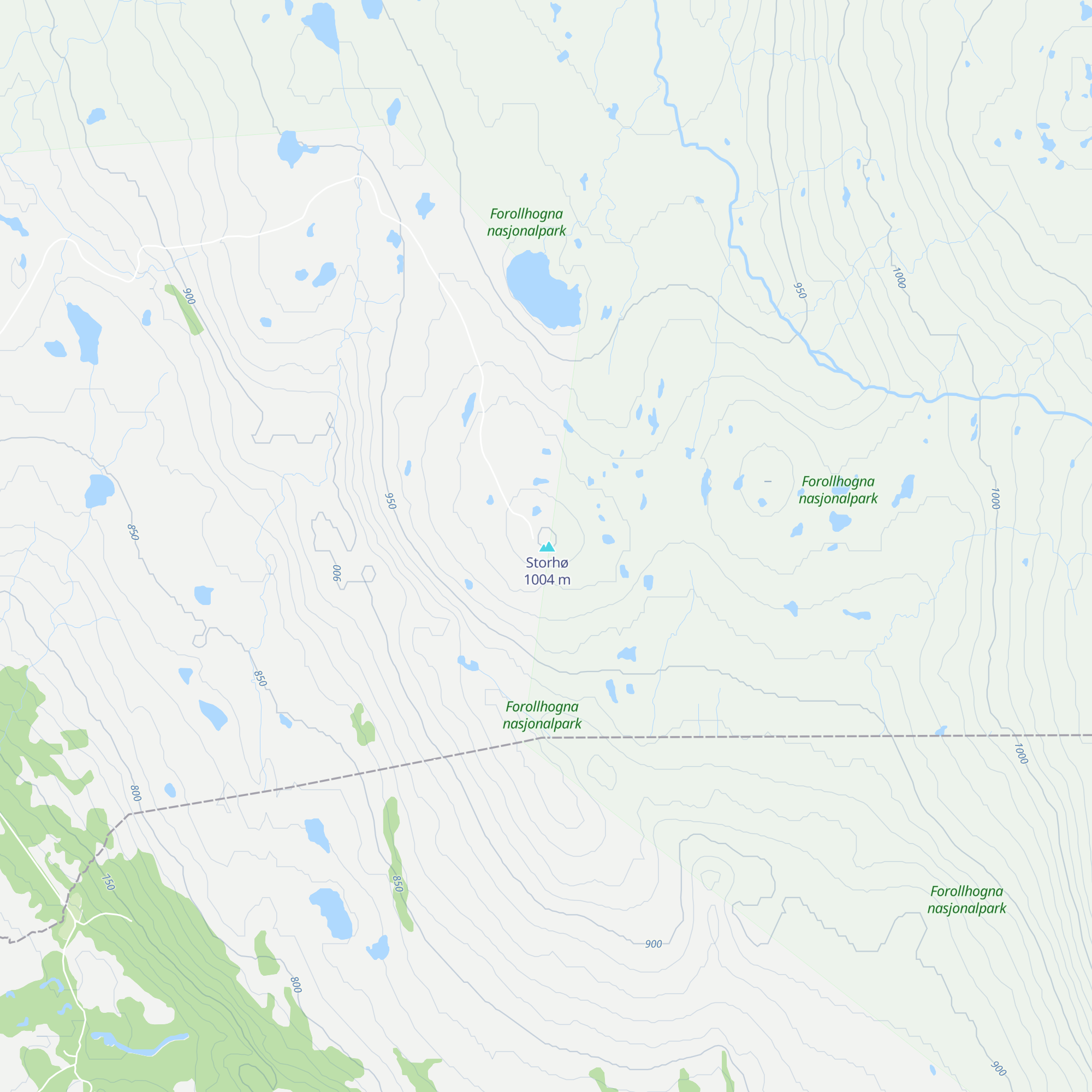 Storhøbua map