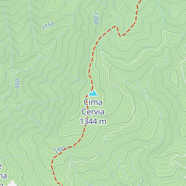Map of Cima Cervia