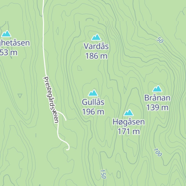 Map of Gullås