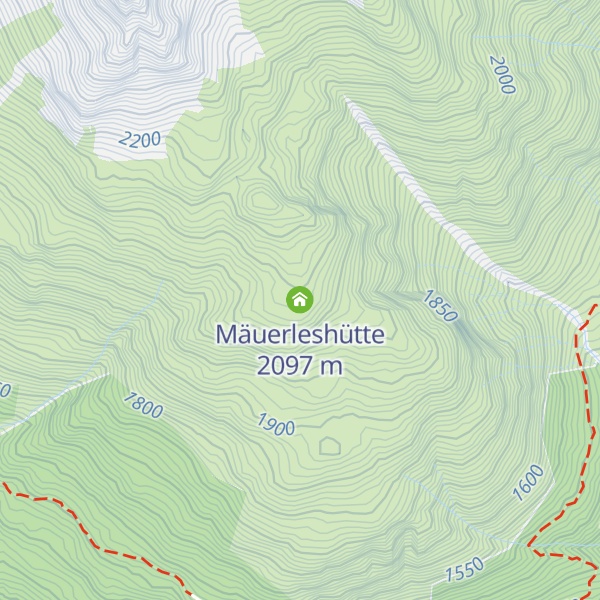 Map of Mäuerleshütte