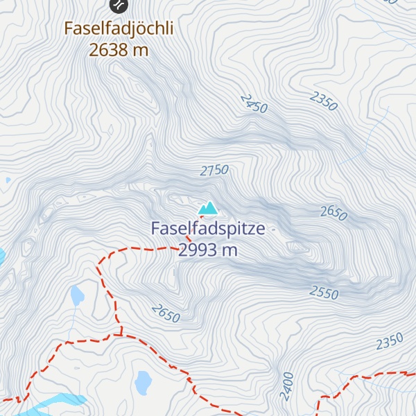 Map of Faselfadspitze