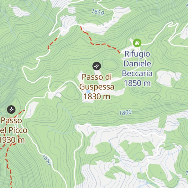 Map of Ristoro Lagazol