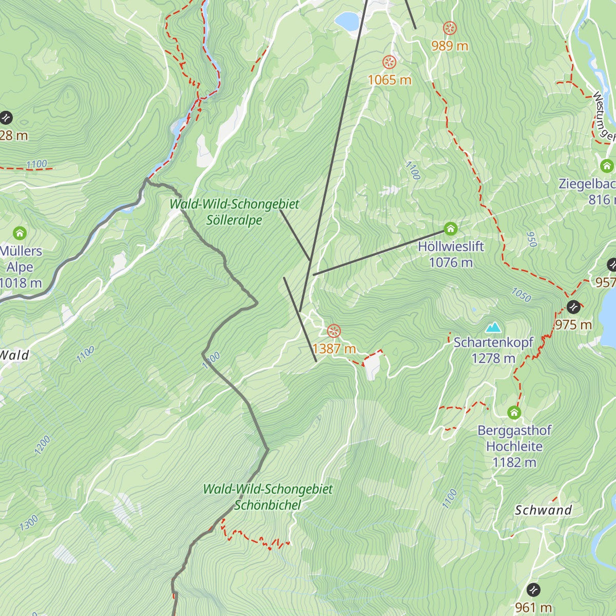 Berghaus Schönblick map