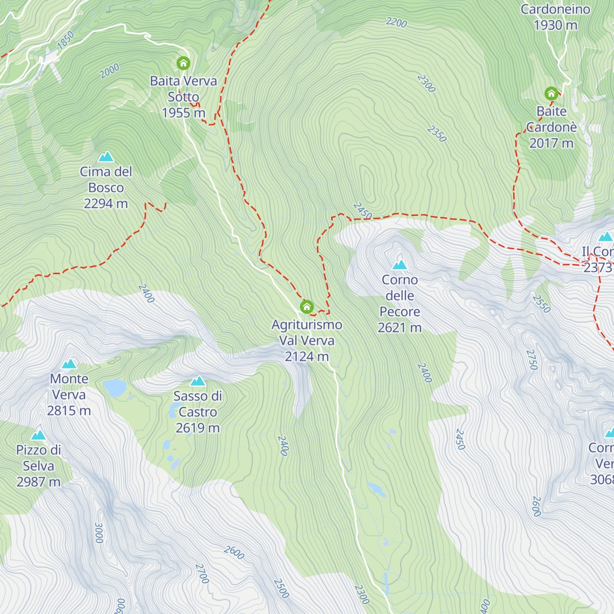 Agriturismo Val Verva map