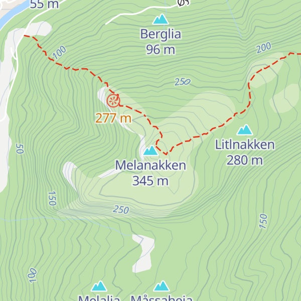 Map of Melanakken