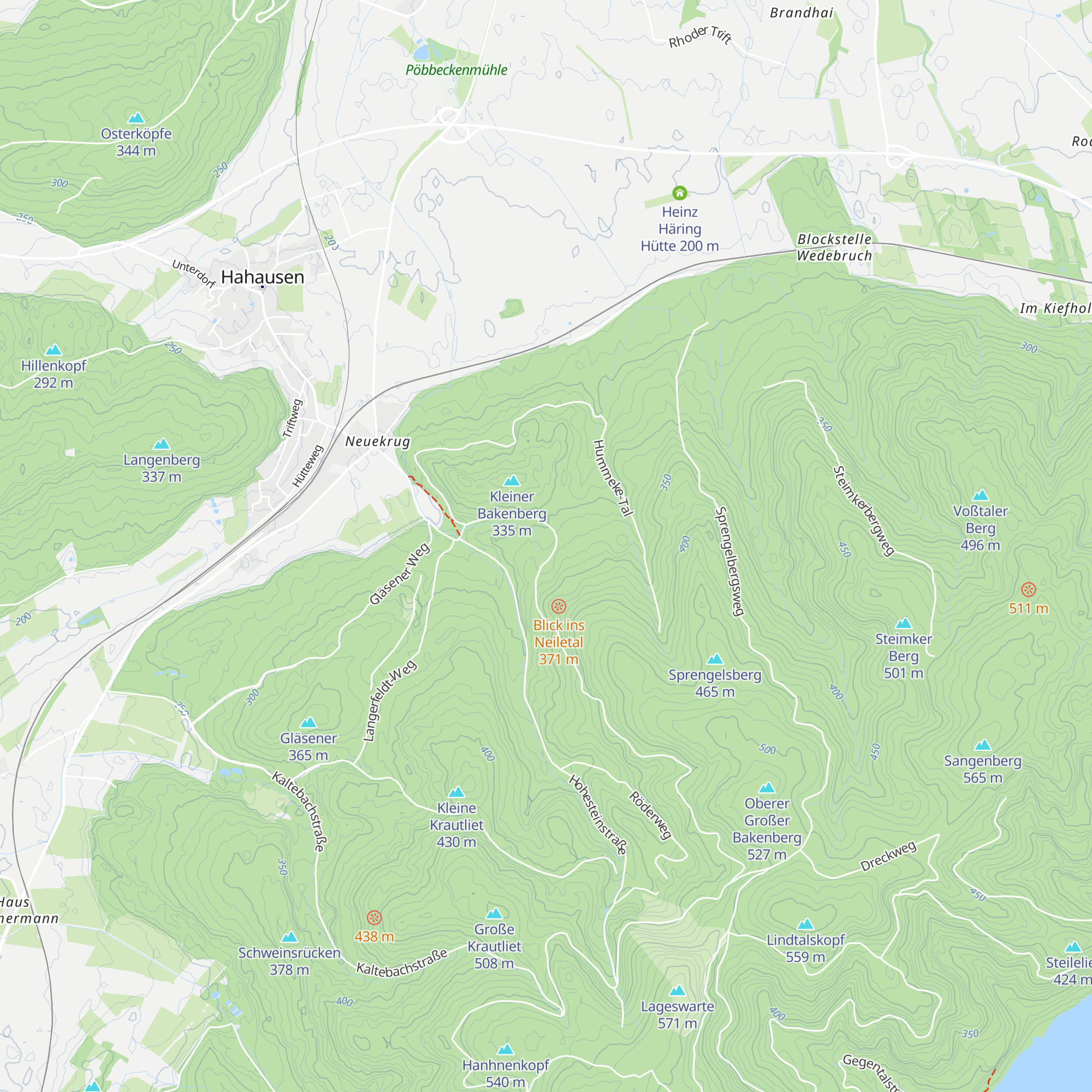 Kamp-Hütte map