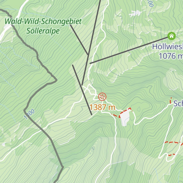 Map of Berghaus am Söller