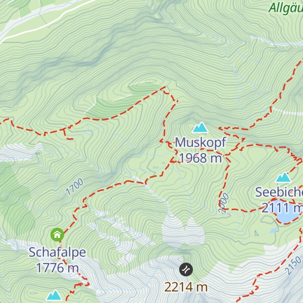 Map of Seehütte