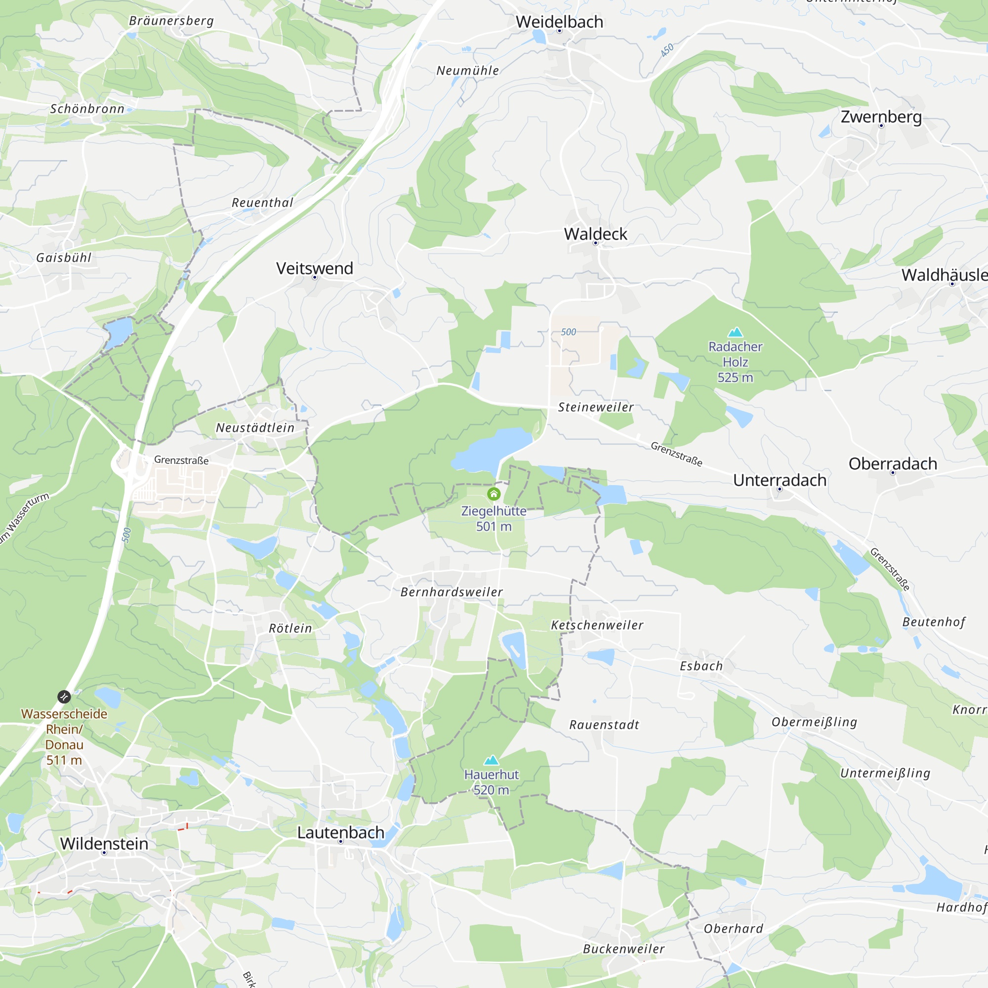 Ziegelhütte map