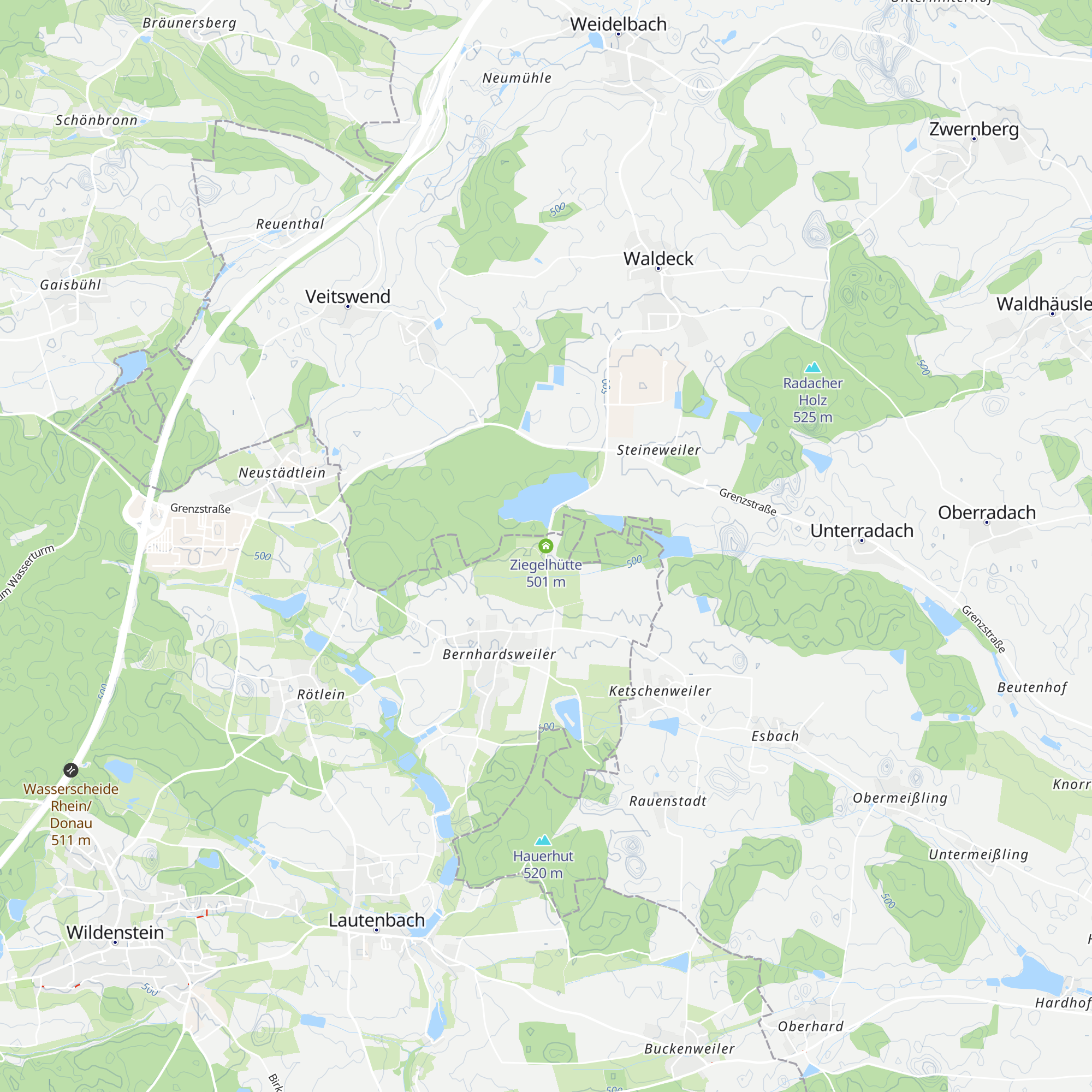 Ziegelhütte map