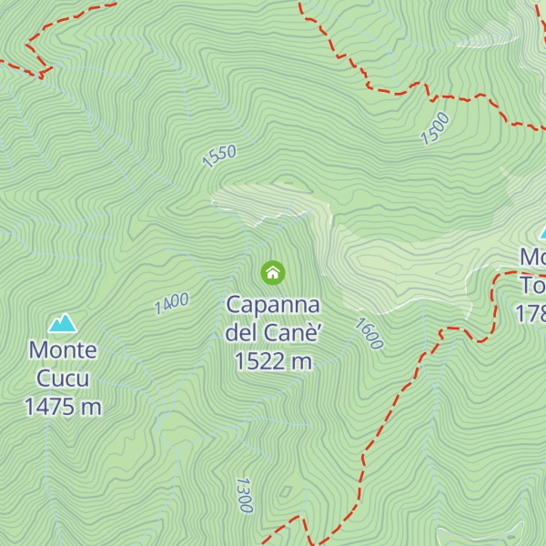 Map of Capanna del Canè’