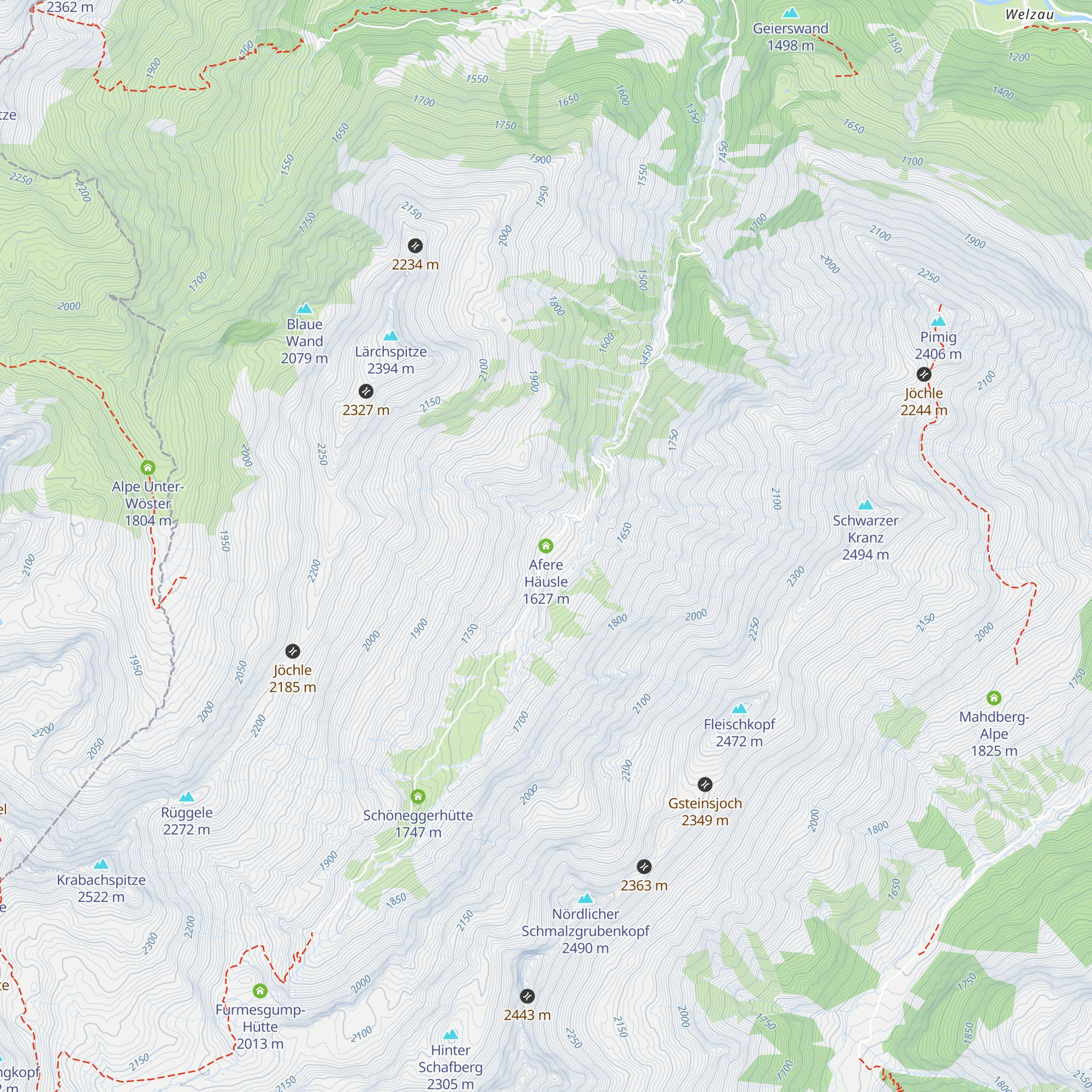 Afere Häusle map