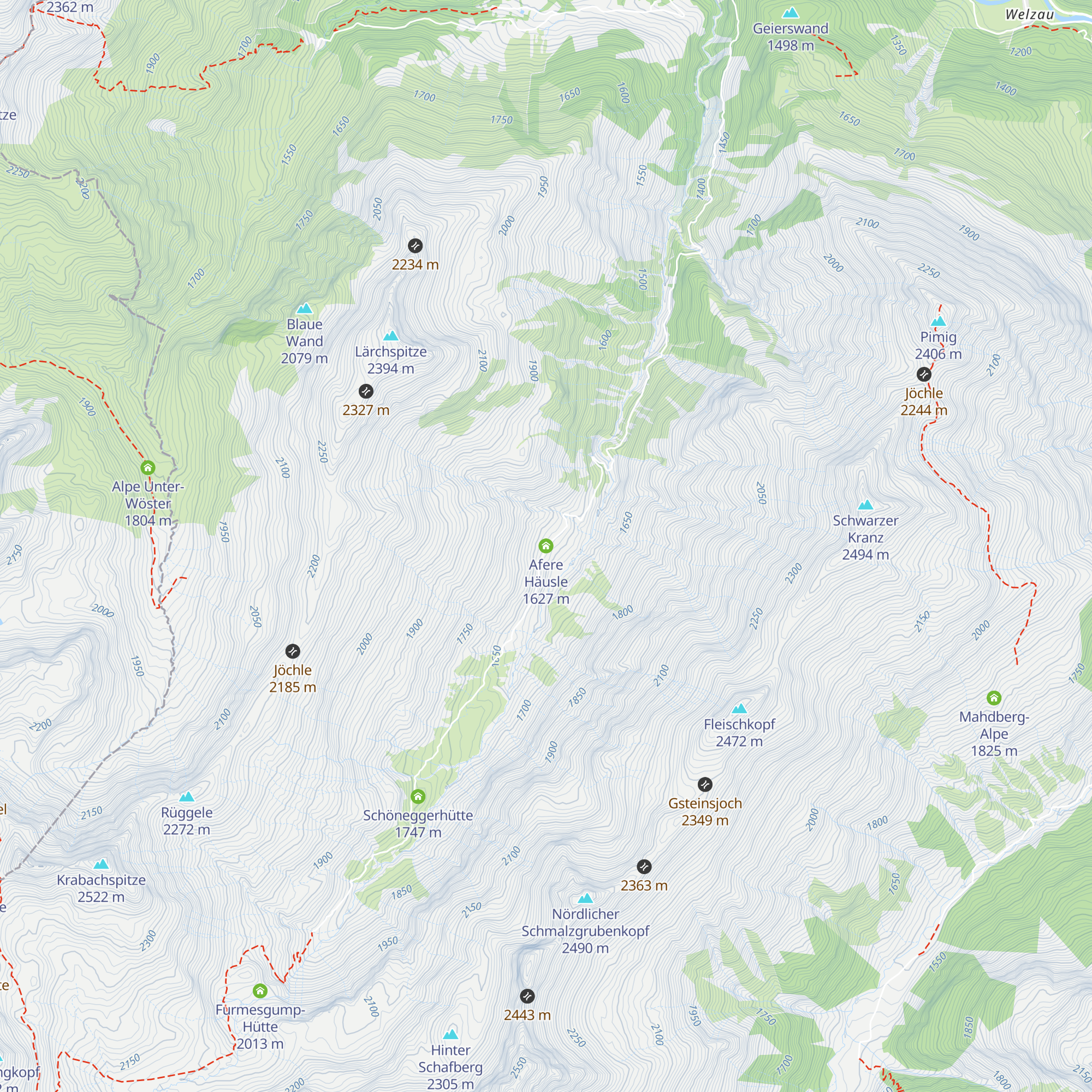 Afere Häusle map