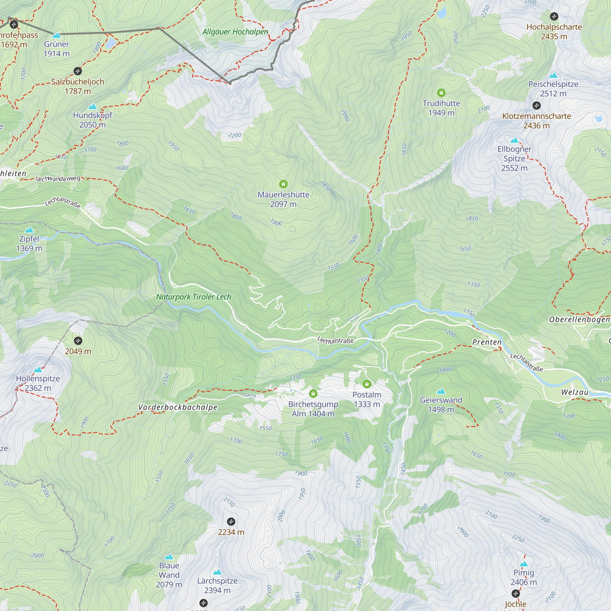 Mabelhütte map