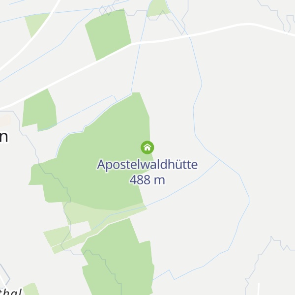 Map of Apostelwaldhütte