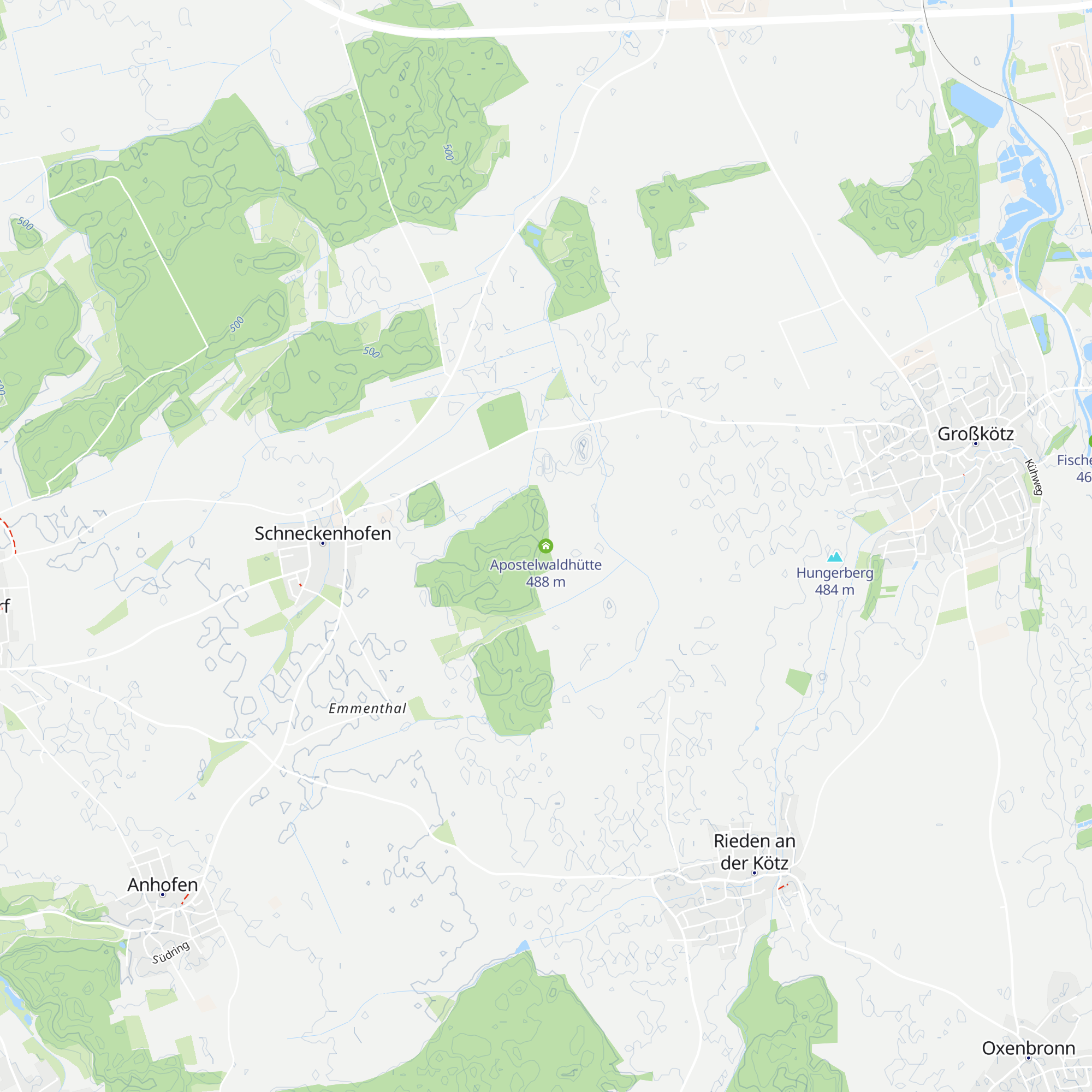 Apostelwaldhütte map