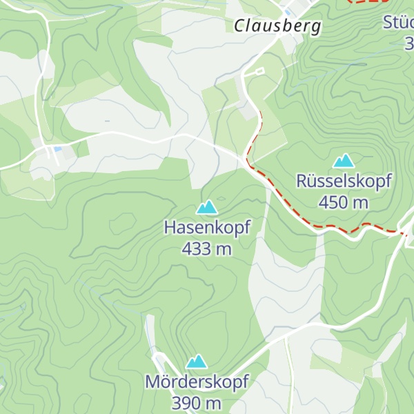 Map of Hasenkopf