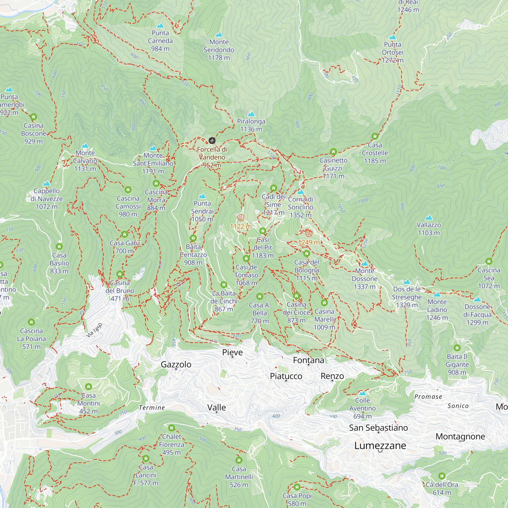 Casina di Topina map