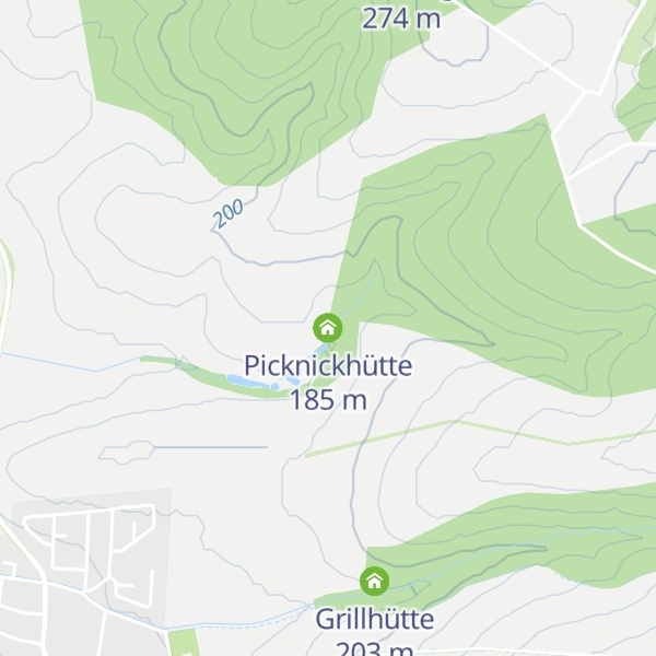 Map of Picknickhütte