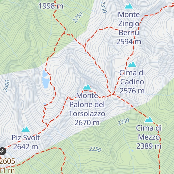 Map of Monte Palone del Torsolazzo