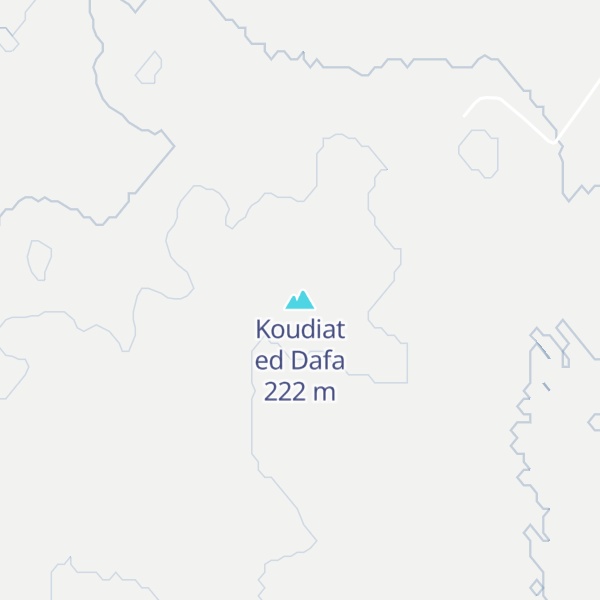 Map of Koudiat ed Dafa